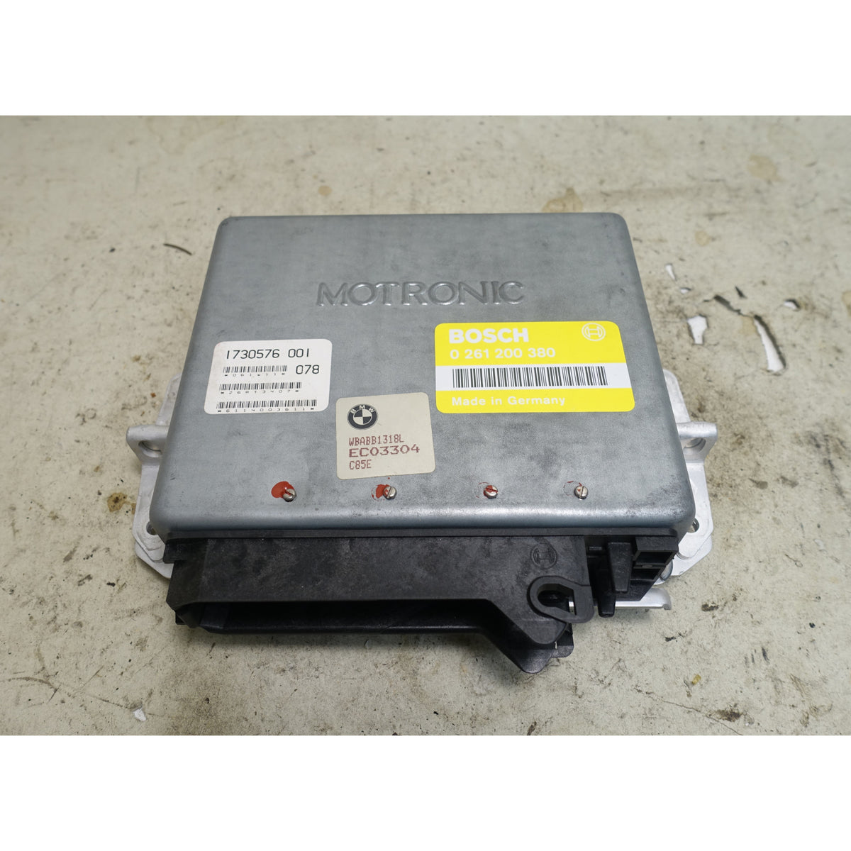 BMW M20 DME ECU Yellow Label 0261200380 OEM 1987-1993 E30 325i E34 525i