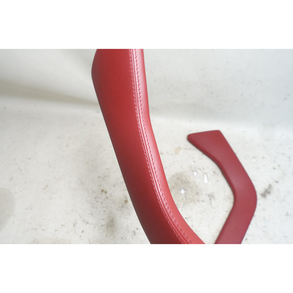 BMW Z3 Center Console Side Trim Wing Pair Tannin Red Leather OEM 1996-2002