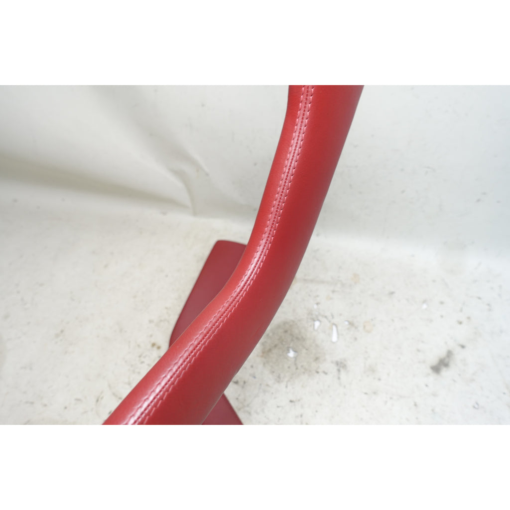 BMW Z3 Center Console Side Trim Wing Pair Tannin Red Leather OEM 1996-2002