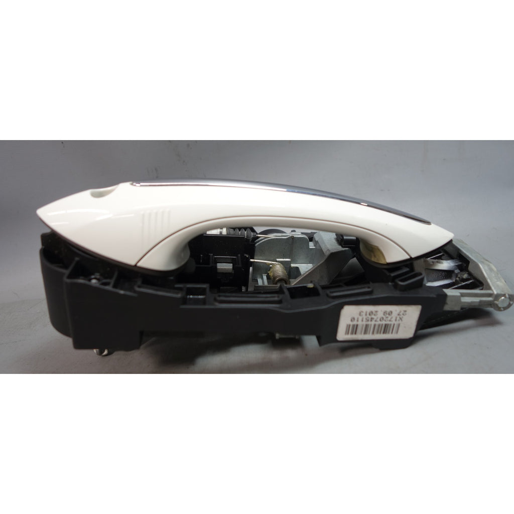 BMW F10 Left Front Exterior Door Handle Comfort Alpine White OEM 11-16 5-Series