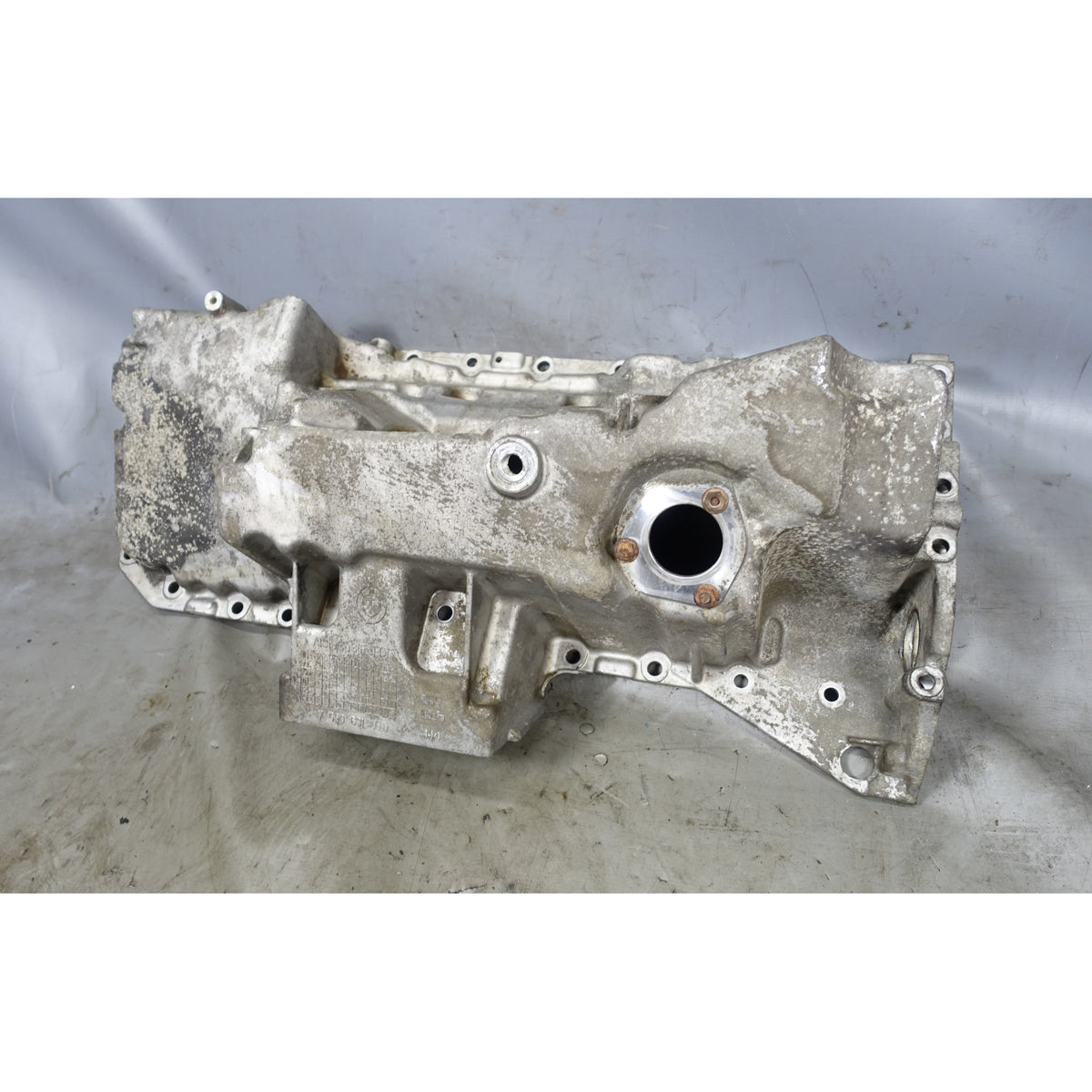 BMW X5 X6 E70 E71 N55 Aluminum Engine Oil Pan Sump 2011-2014 OEM *Note*