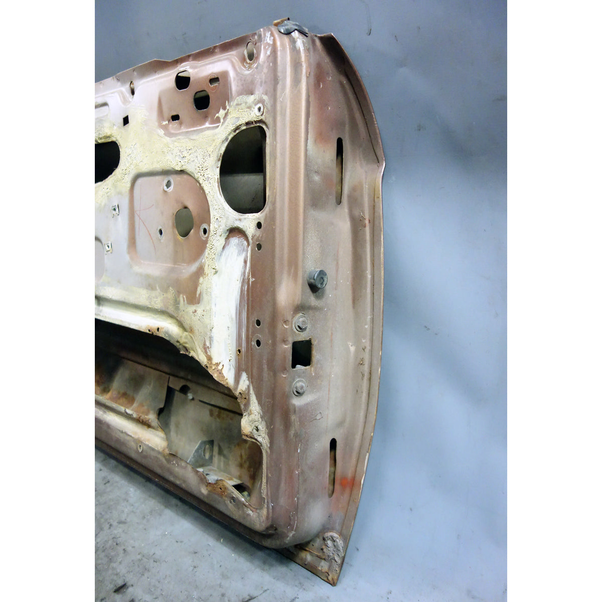 68-76 BMW 114 2002 2002tii Left Drivers Outside Door Shell Dark Brown OEM