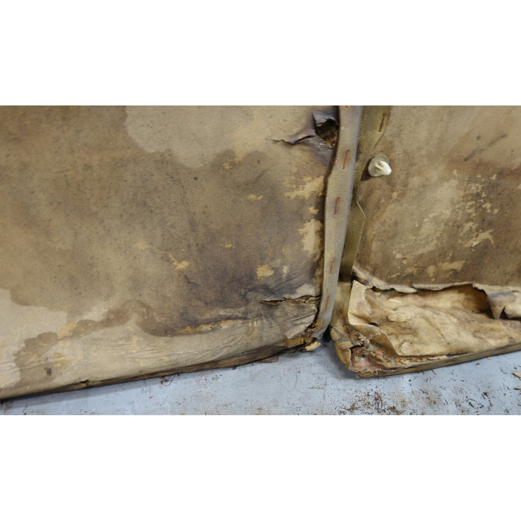 Damaged 67-76 BMW 114 1602 2002 Coupe Front Interior Door Panels Beige OEM
