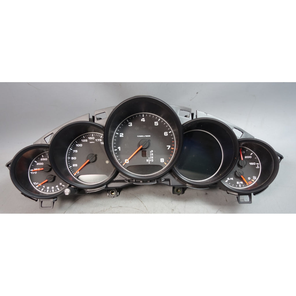 Damaged 2010-2011 Porsche Panamera 970 Instrument Cluster PDK Speedo Black OEM
