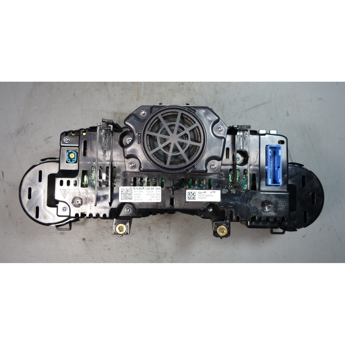 Damaged 2010-2011 Porsche Panamera 970 Instrument Cluster PDK Speedo Black OEM
