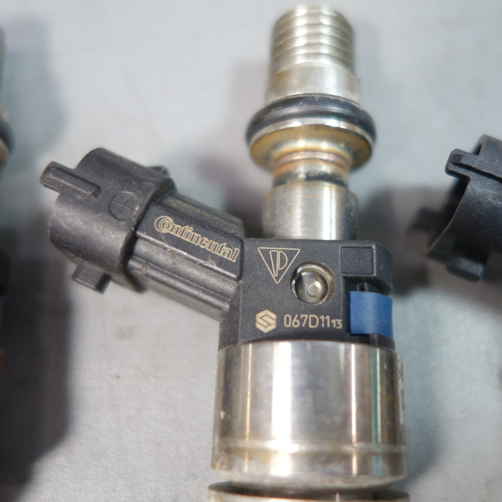 2010-2016 Porsche 970 Panamera Fuel Injector Set of 6 Base 4 S 4S GTS OEM Blue