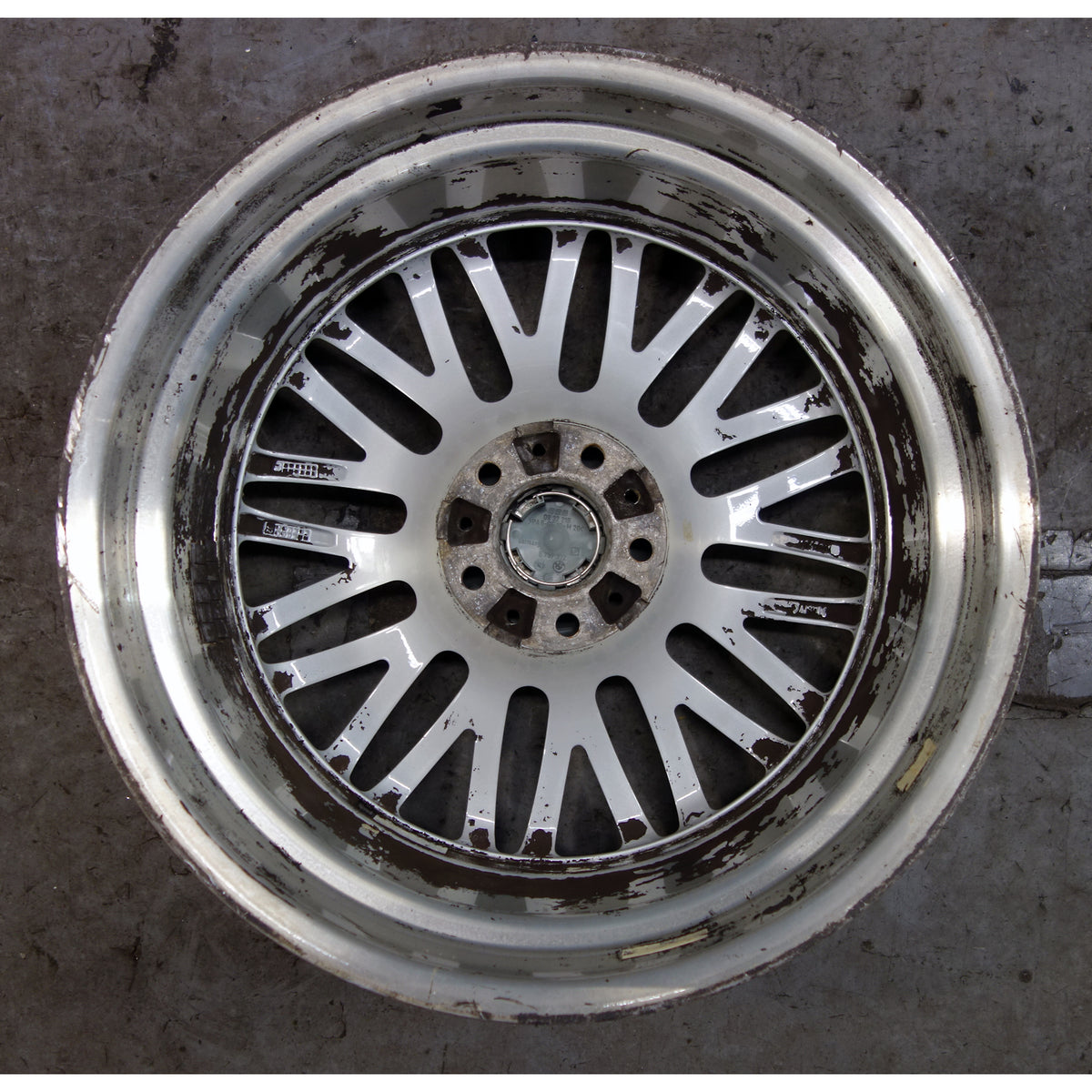 02-08 BMW E65 E66 7-Series 20x9 Style 101 Front Wheel BBS 2 Piece Rim 20" OEM