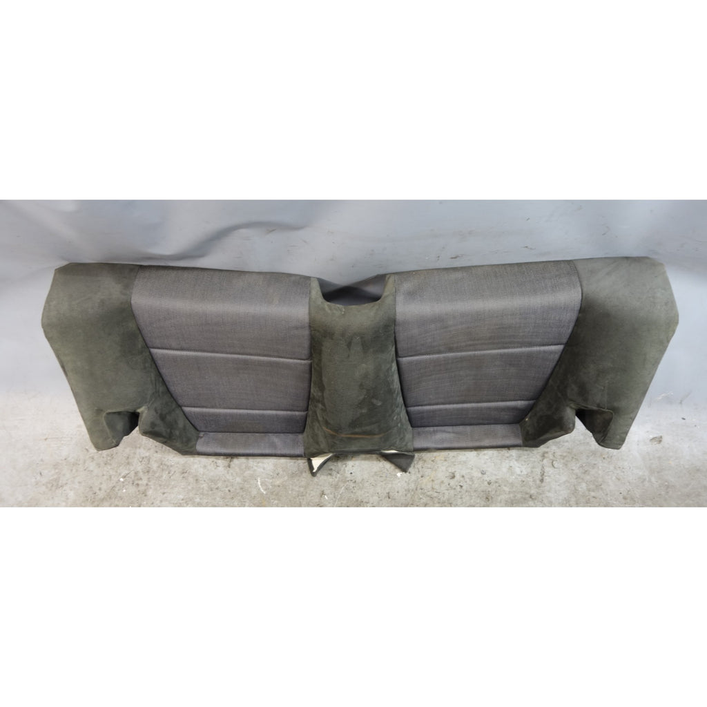 00-06 BMW E46 Convertible Rear Seat Bottom Bench Black Laser Cloth Alcantara OEM