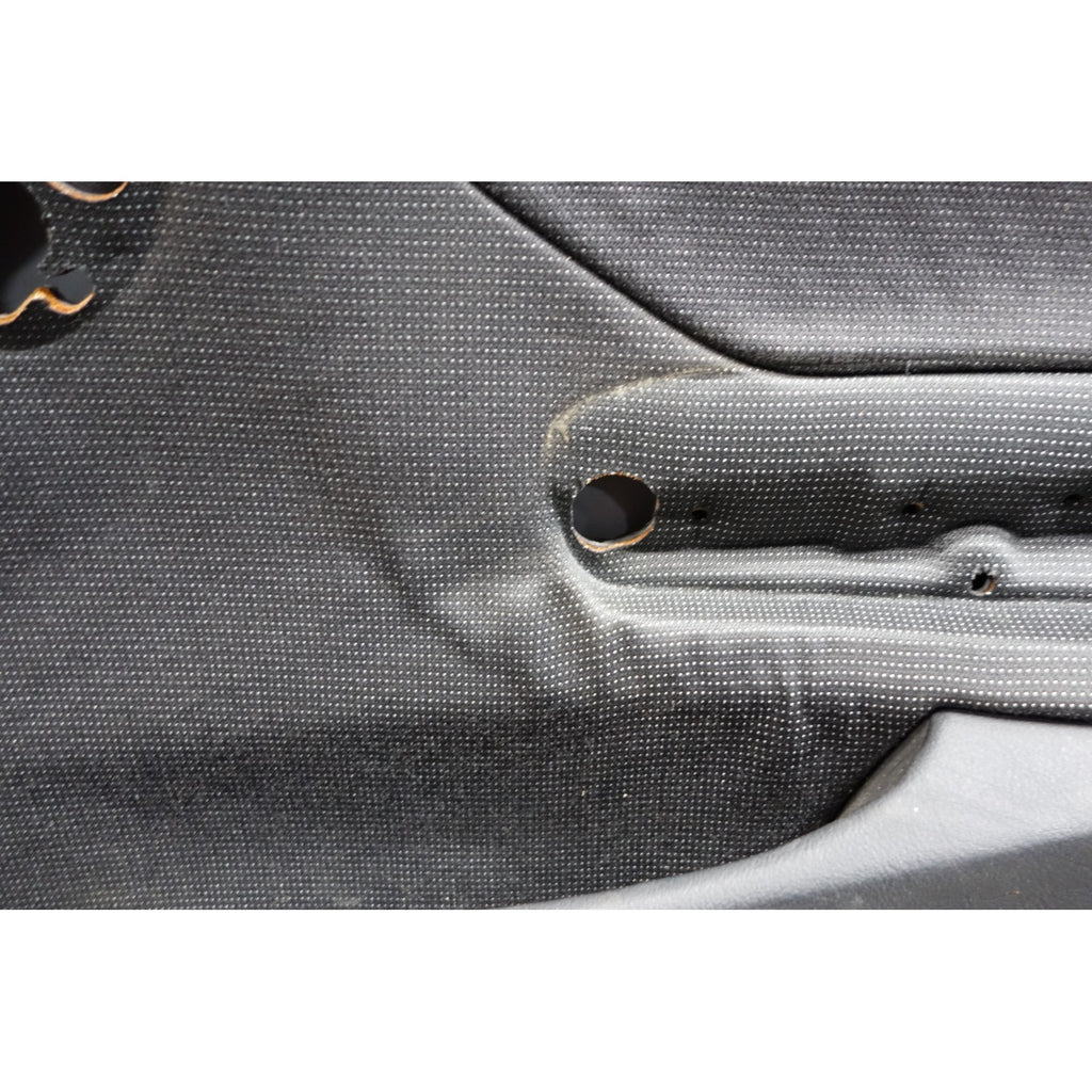 00-06 BMW E46 3-Series 2-Door Door Panel Card Pair Black Laser Cloth OEM *NOTE*