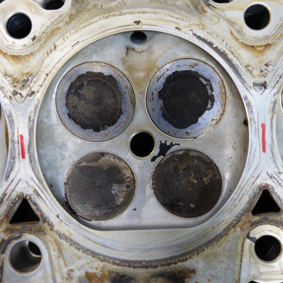 2011-2016 Porsche Panamera 970 3.6L V6 Right Bank 1 Cylinder Head Cyl 1-3 OEM