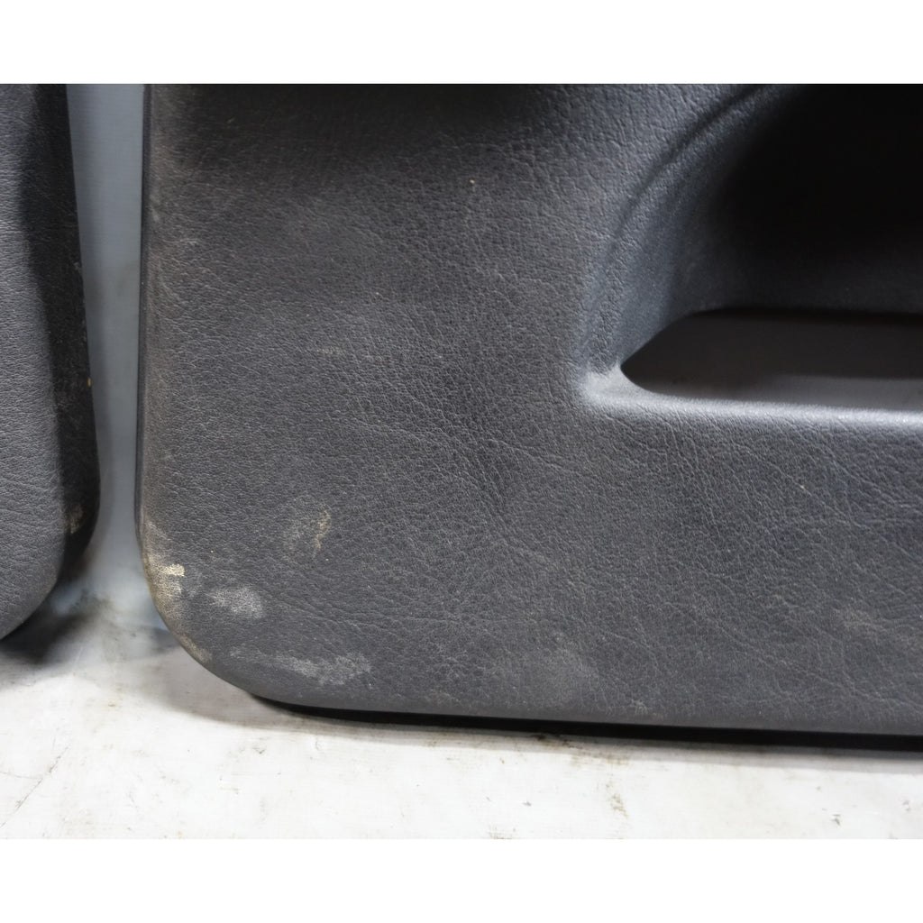 BMW E36 Sedan Front Interior Door Cards Panel Pair Black OEM 1992-1998 3-Series