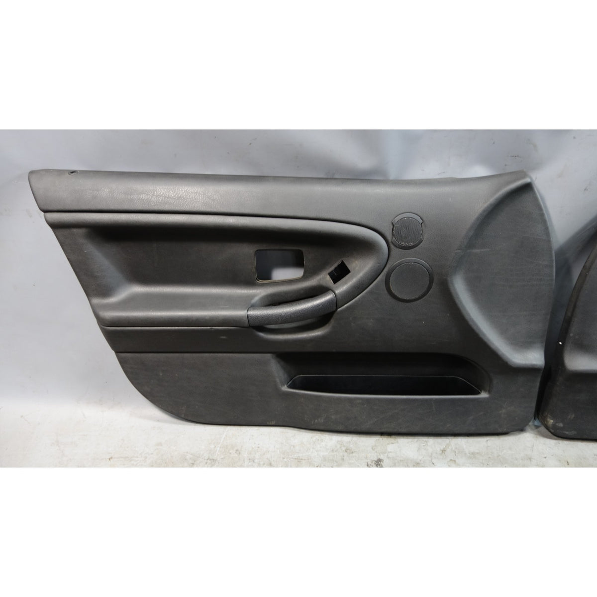 BMW E36 Sedan Front Interior Door Cards Panel Pair Black OEM 1992-1998 3-Series