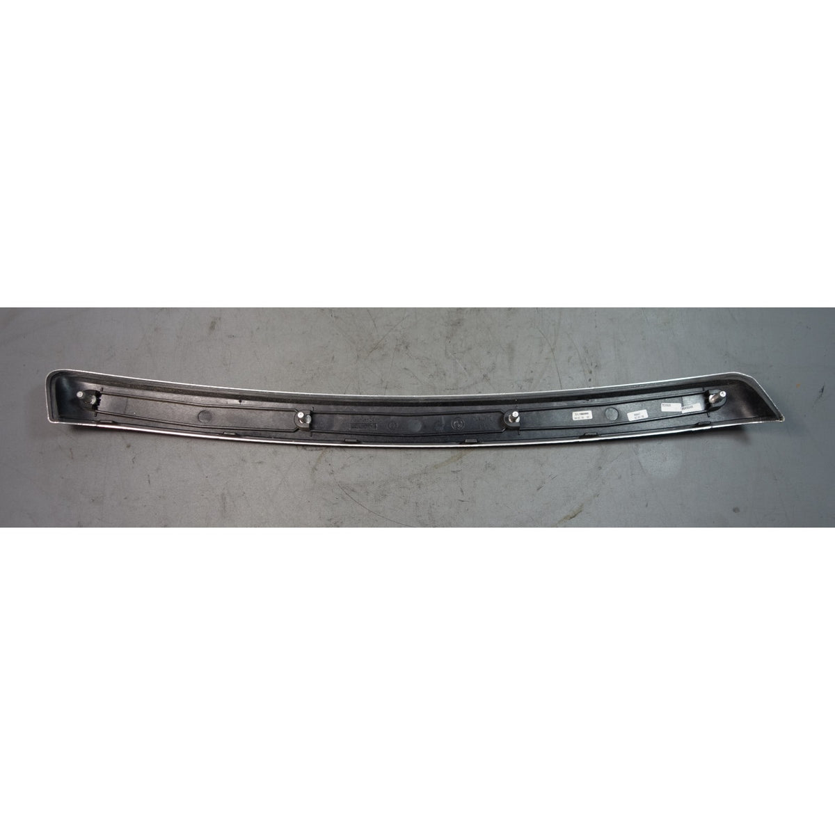 07-13 BMW E92 E93 3-Series Right Rear Lateral Trim Glacier Silver Aluminum OEM