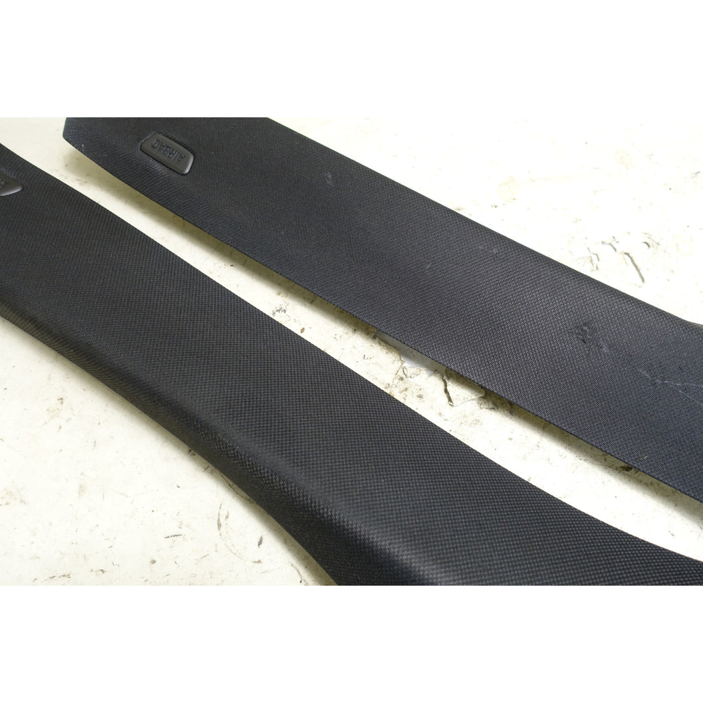 Damaged BMW G30 F90 Front Windshield A-Pillar Column Covers Black 2017-2020