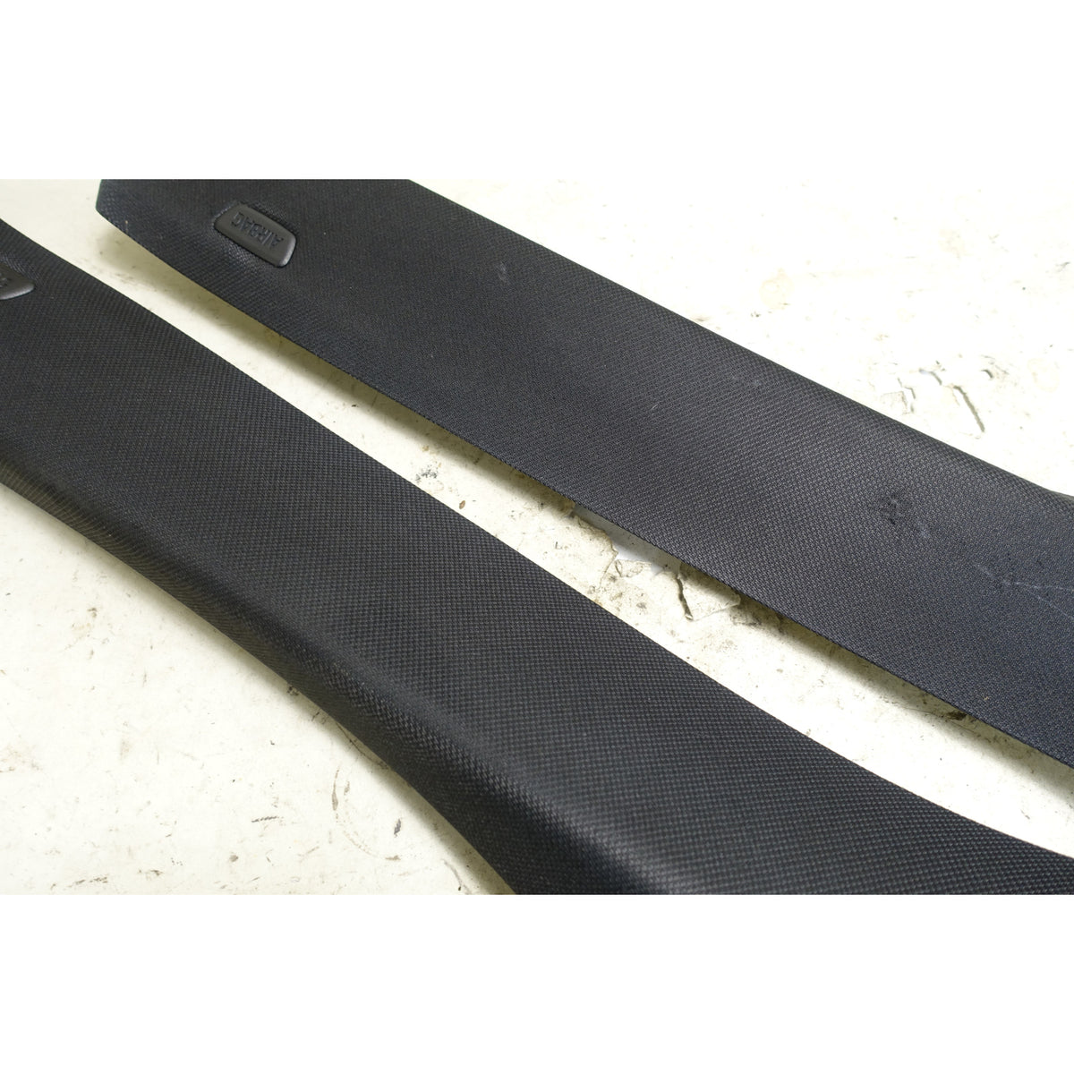 Damaged BMW G30 F90 Front Windshield A-Pillar Column Covers Black 2017-2020