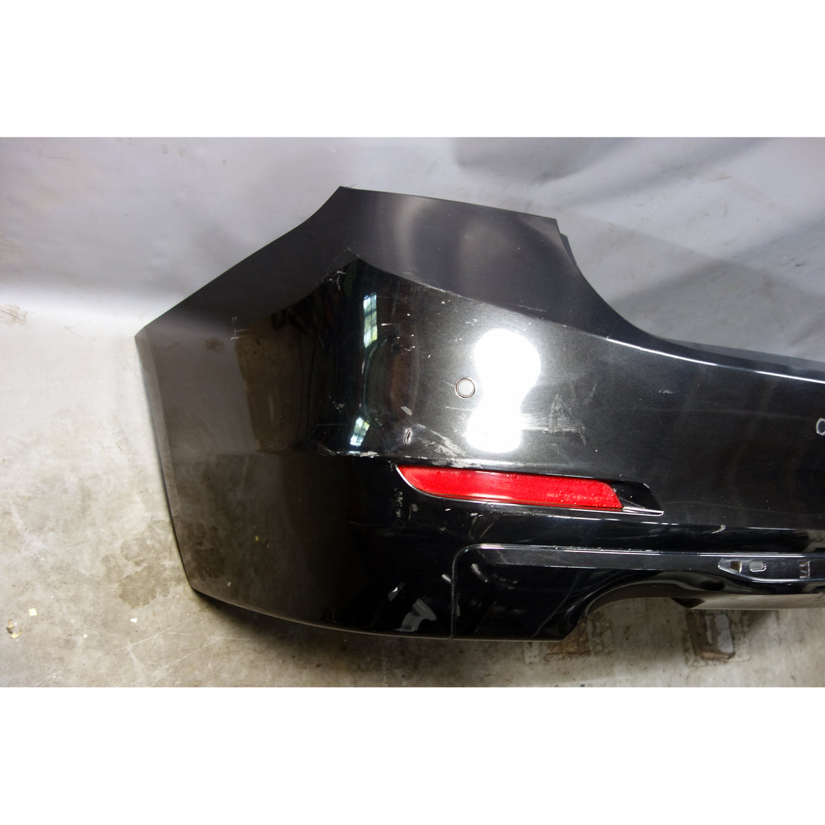 2012-2015 BMW F30 3-Series Rear Bumper Cover PDC Black Sapphire Sport Line OEM