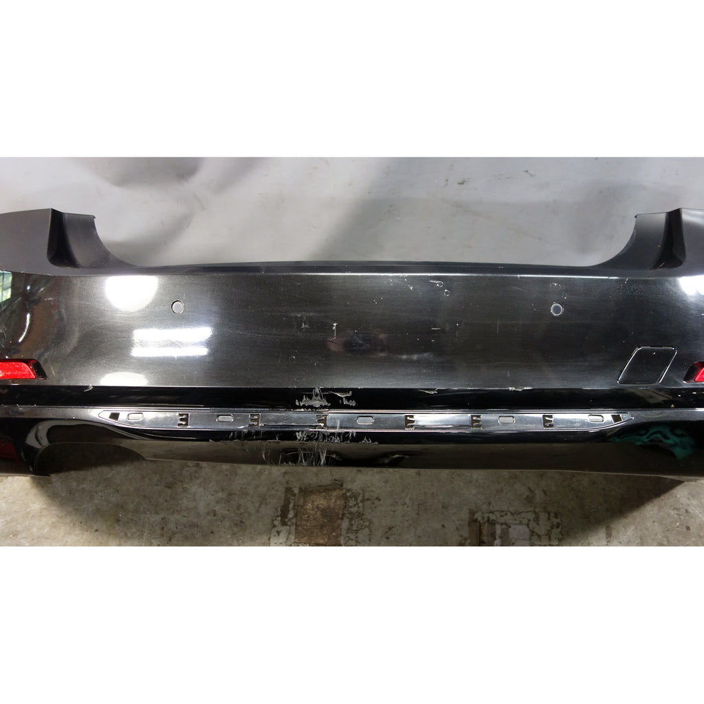 2012-2015 BMW F30 3-Series Rear Bumper Cover PDC Black Sapphire Sport Line OEM