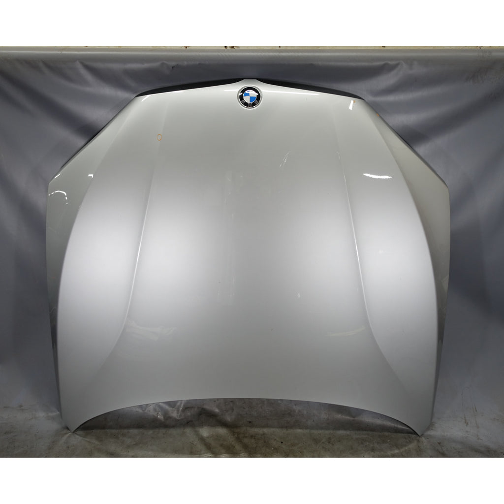 BMW F15 X5 X6 F85 F86 Front Hood Panel Glacier Silver A83 OEM 2014-2019