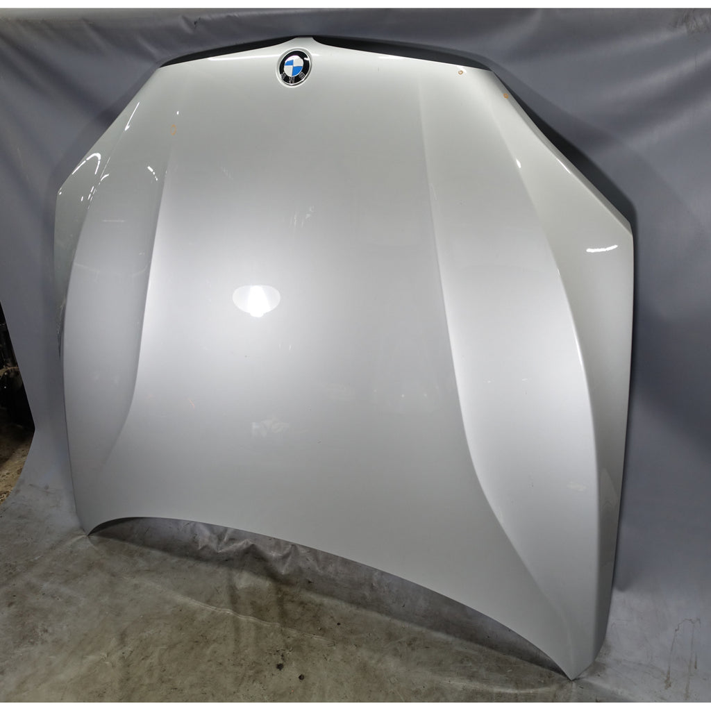 BMW F15 X5 X6 F85 F86 Front Hood Panel Glacier Silver A83 OEM 2014-2019