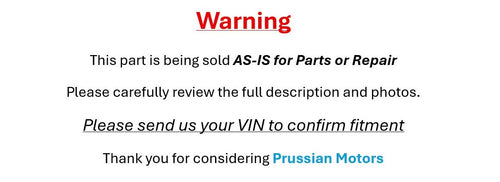 00-05 BMW E46 3-Series Factory Navigation Radio Display CD Player *FOR-PARTS*