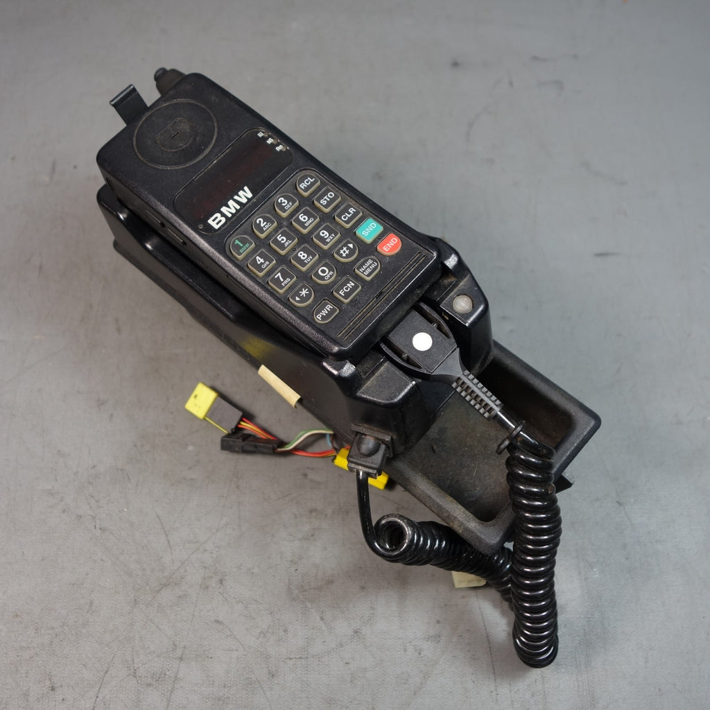 BMW E31 8-Series Factory Car Phone and Mount for Center Console Telephone OEM