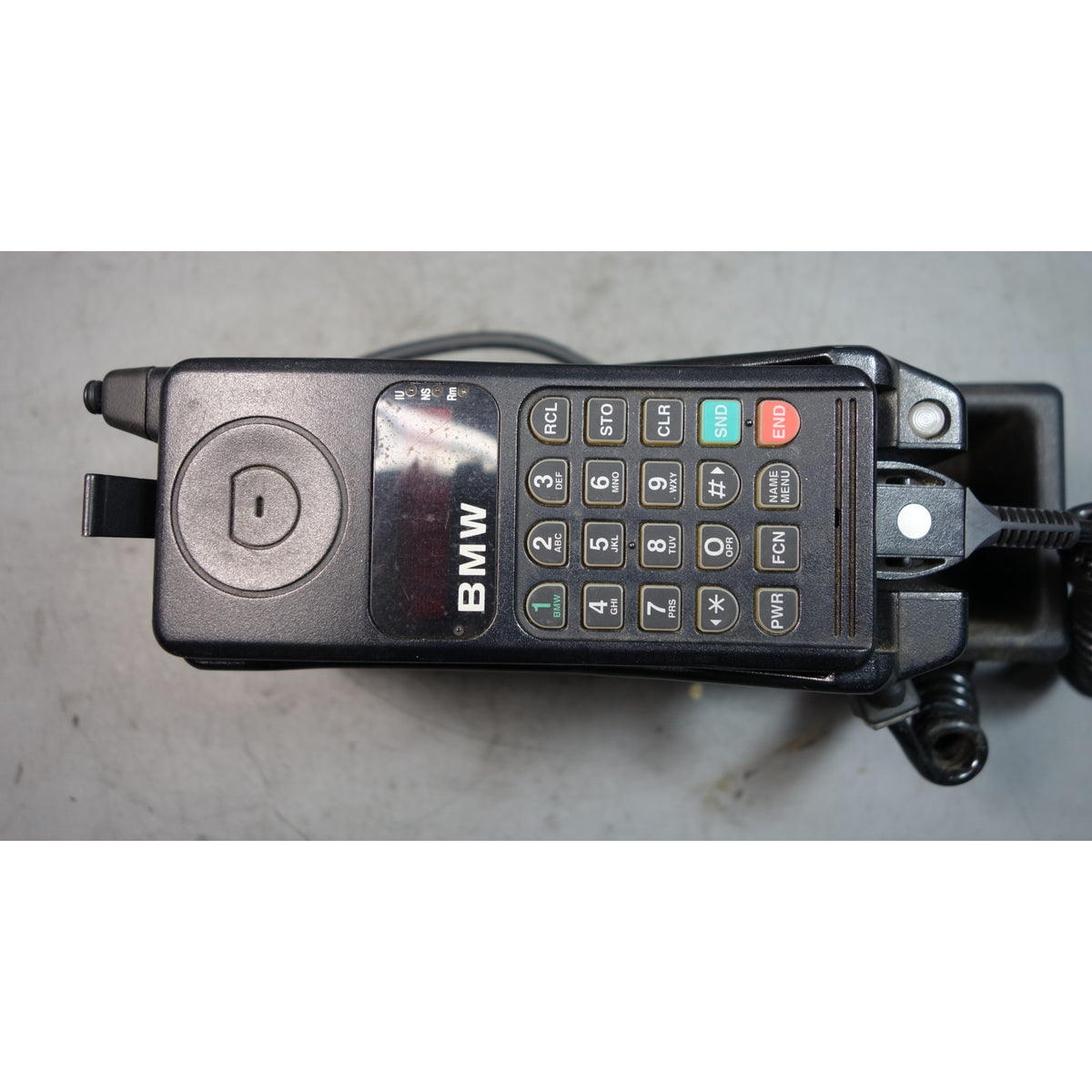 BMW E31 8-Series Factory Car Phone and Mount for Center Console Telephone OEM