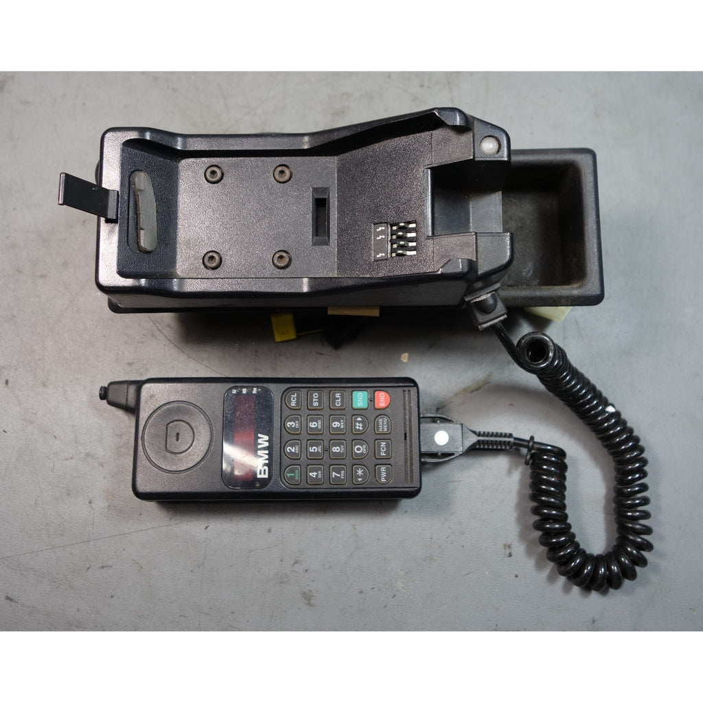 BMW E31 8-Series Factory Car Phone and Mount for Center Console Telephone OEM