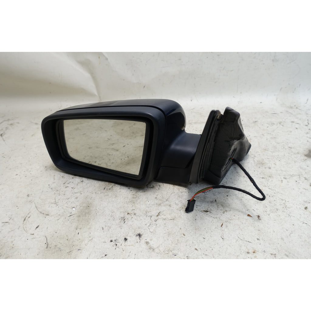 BMW E60 E61 Left Power Folding Side Mirror Monaco Blue OEM 2008-2009 5-Series