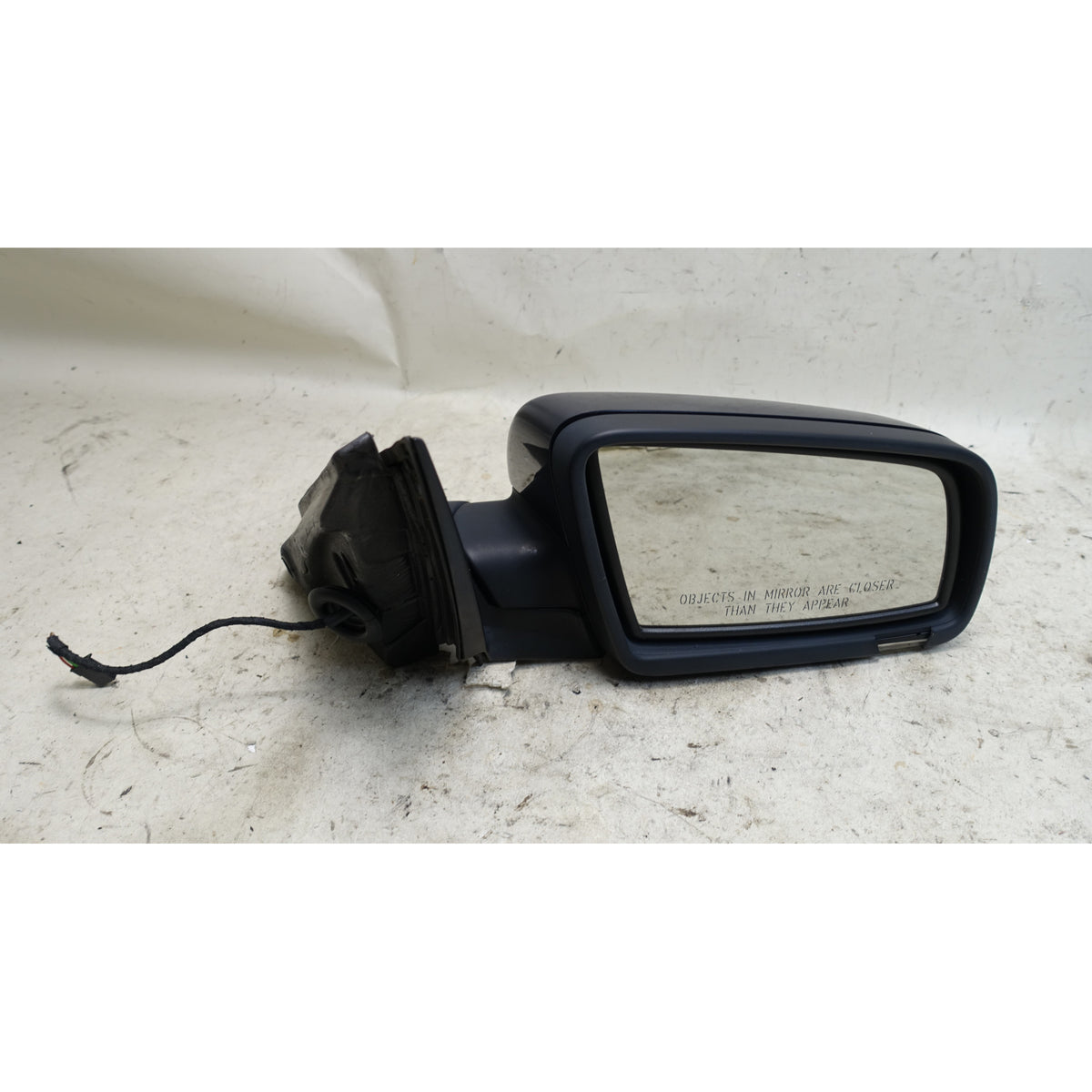 Damaged BMW E60 E61 Right Power Fold Side Mirror Monaco Blue OE 08-09 5-Series