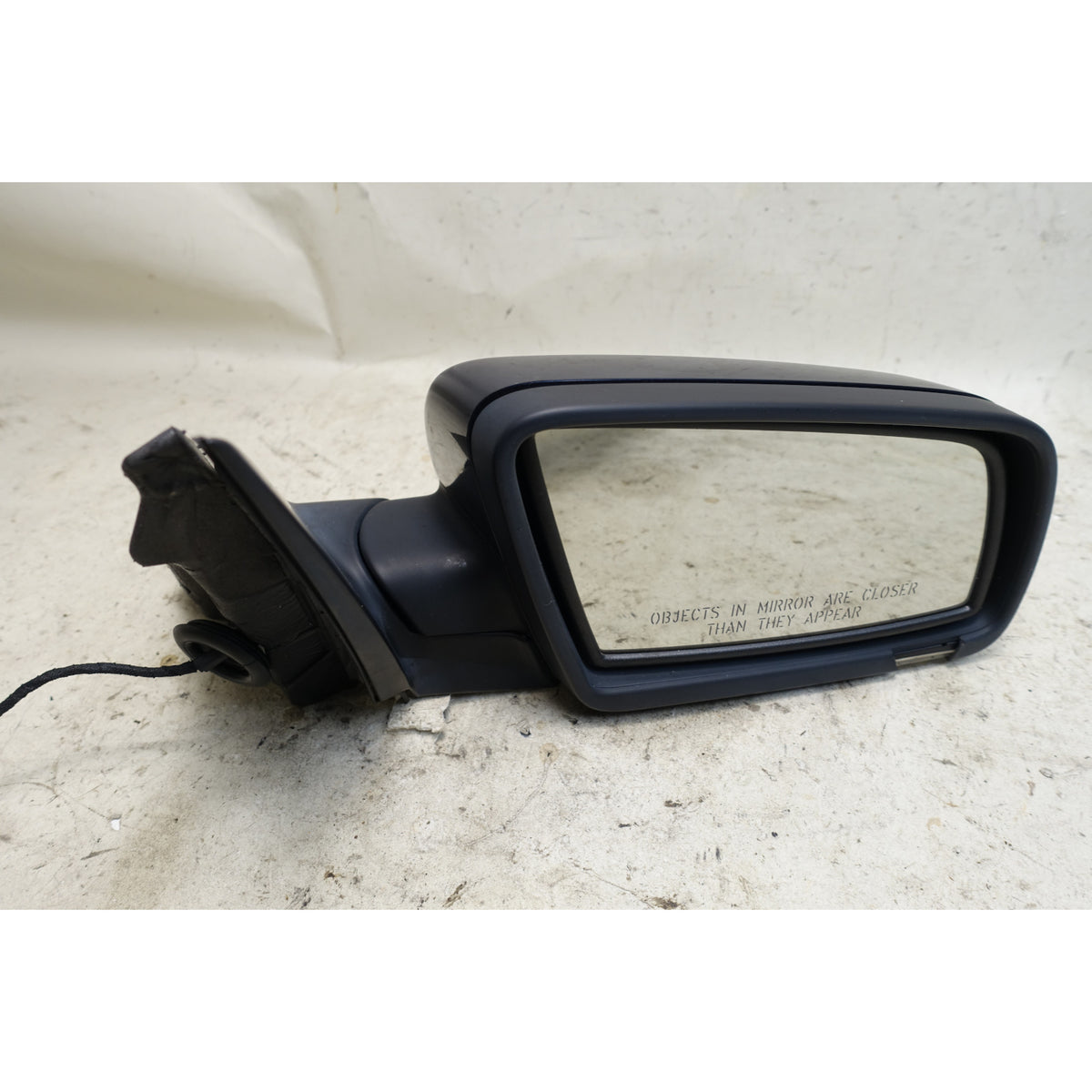 Damaged BMW E60 E61 Right Power Fold Side Mirror Monaco Blue OE 08-09 5-Series