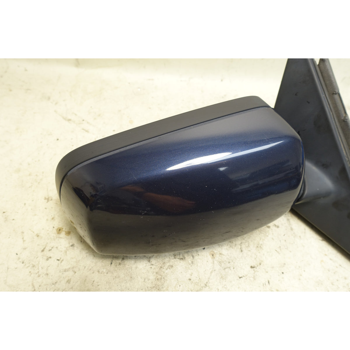 Damaged BMW E60 E61 Right Power Fold Side Mirror Monaco Blue OE 08-09 5-Series