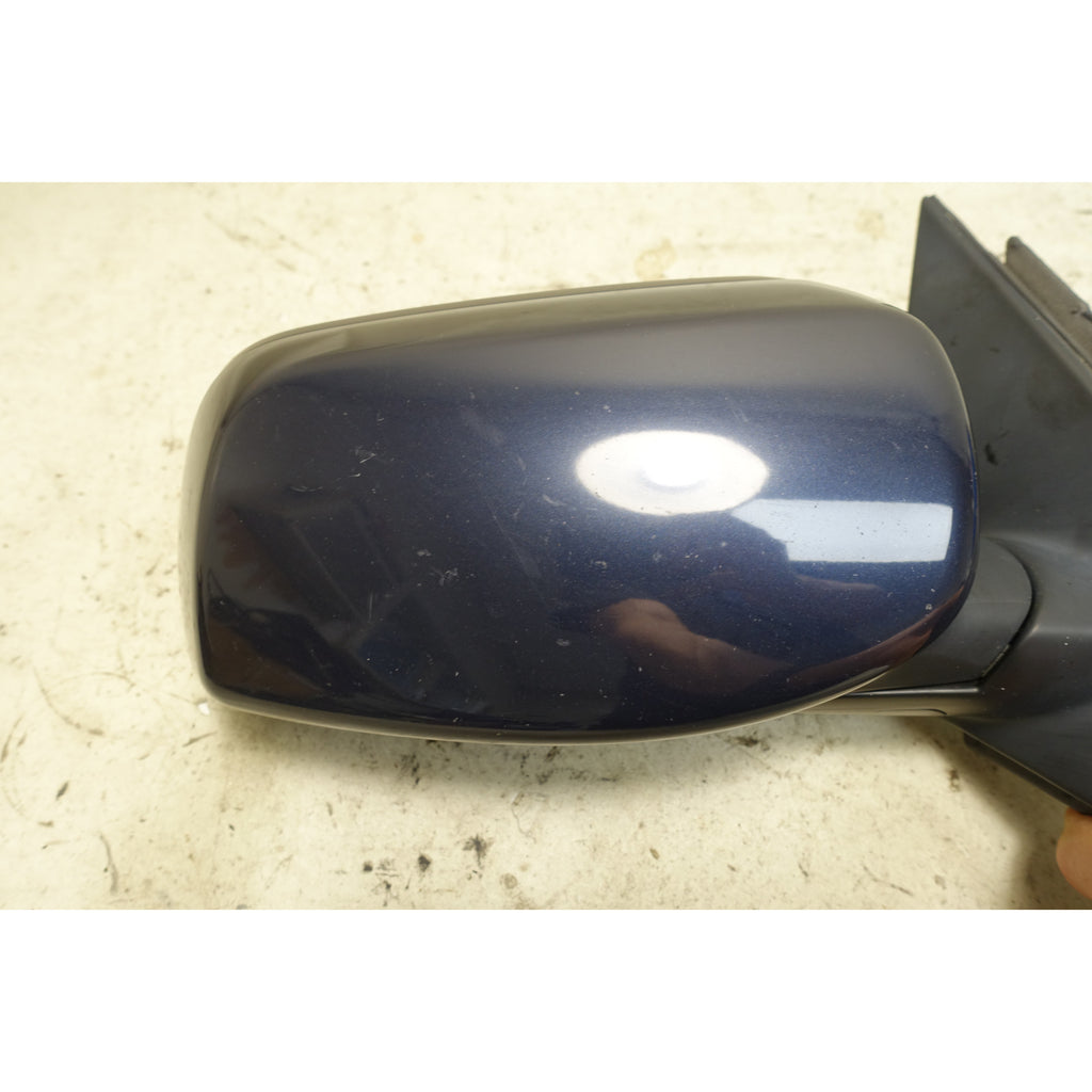 Damaged BMW E60 E61 Right Power Fold Side Mirror Monaco Blue OE 08-09 5-Series