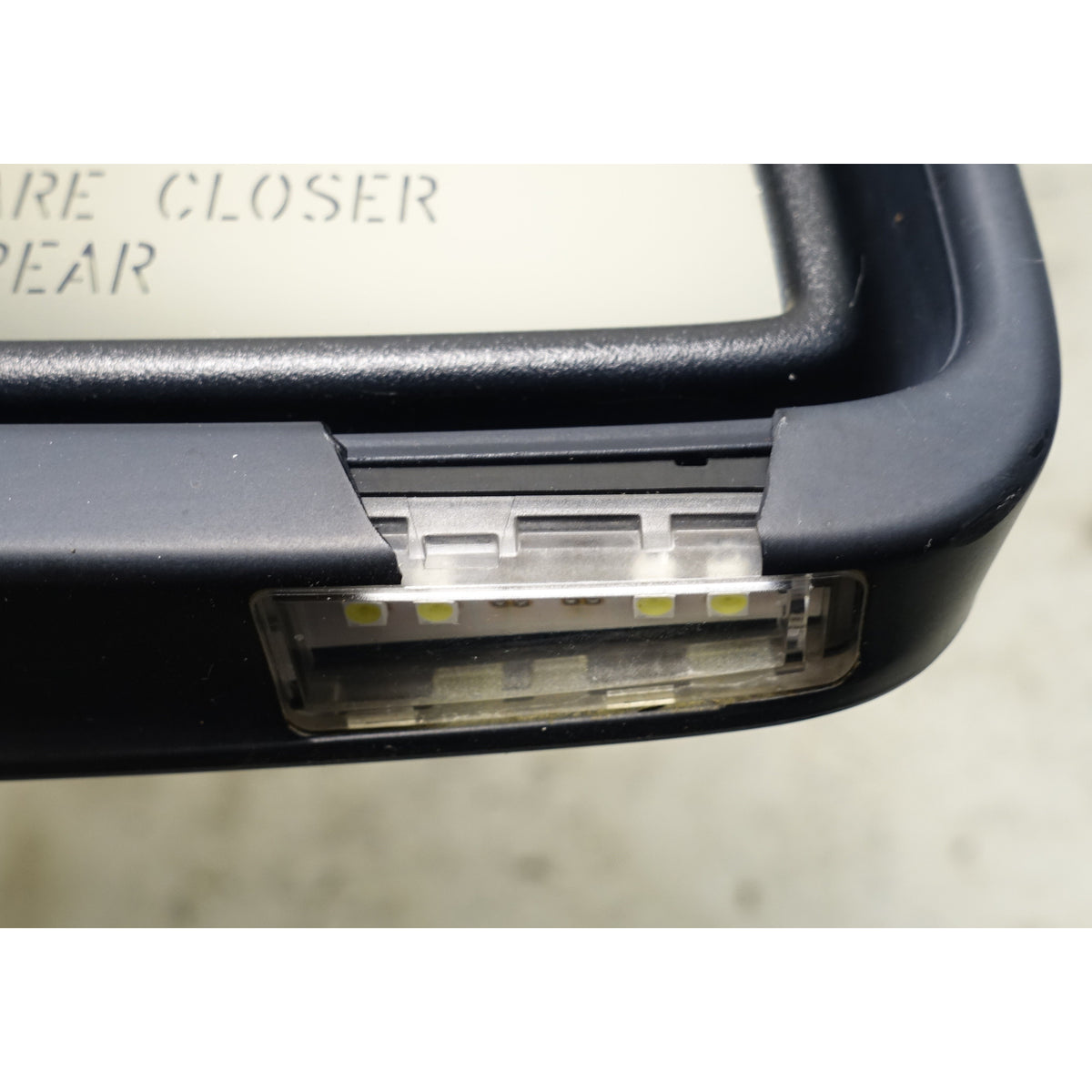 Damaged BMW E60 E61 Right Power Fold Side Mirror Monaco Blue OE 08-09 5-Series