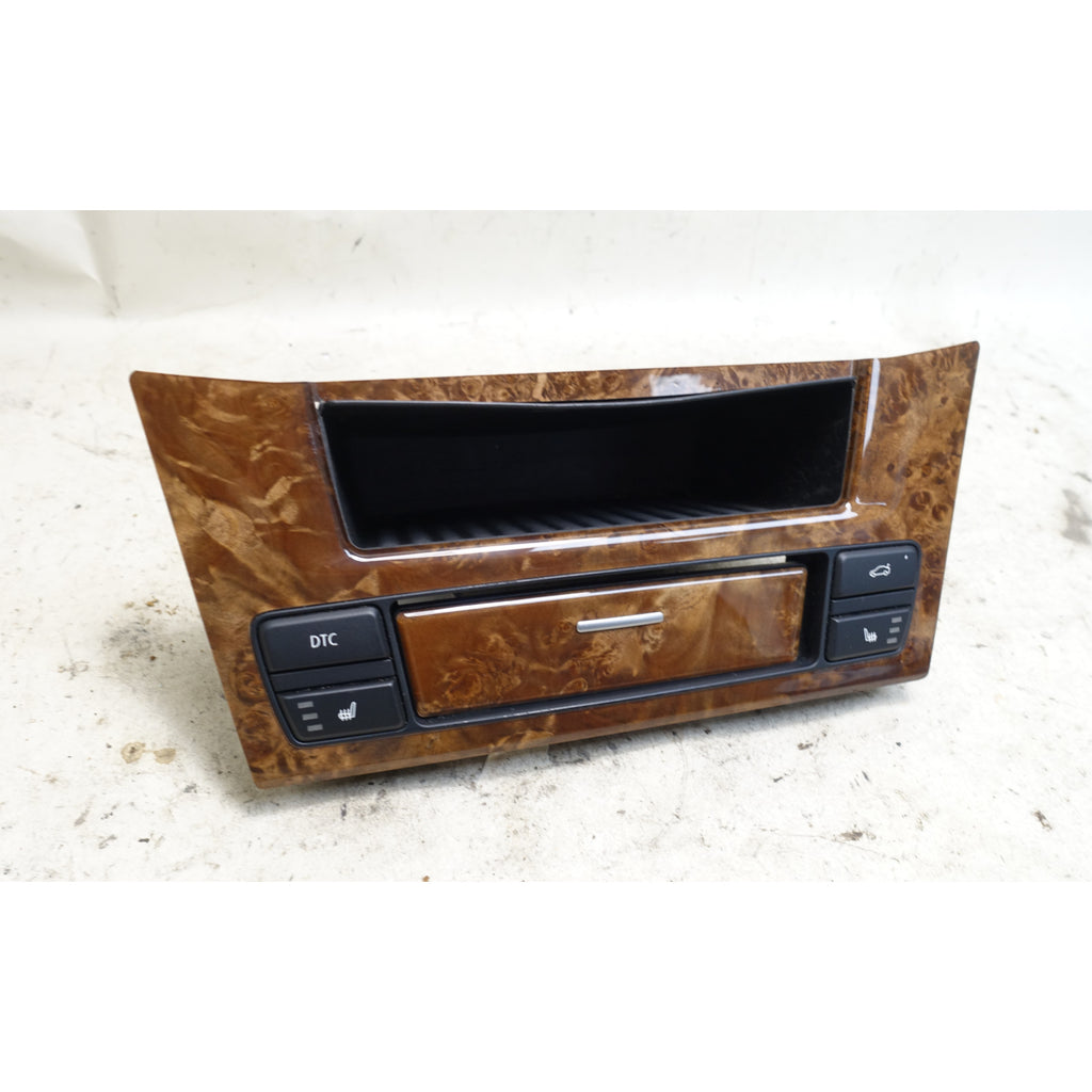 BMW E60 E61 Front Dash Lower MASK Wood Trim Ashtray Light Poplar OEM 2008-2010