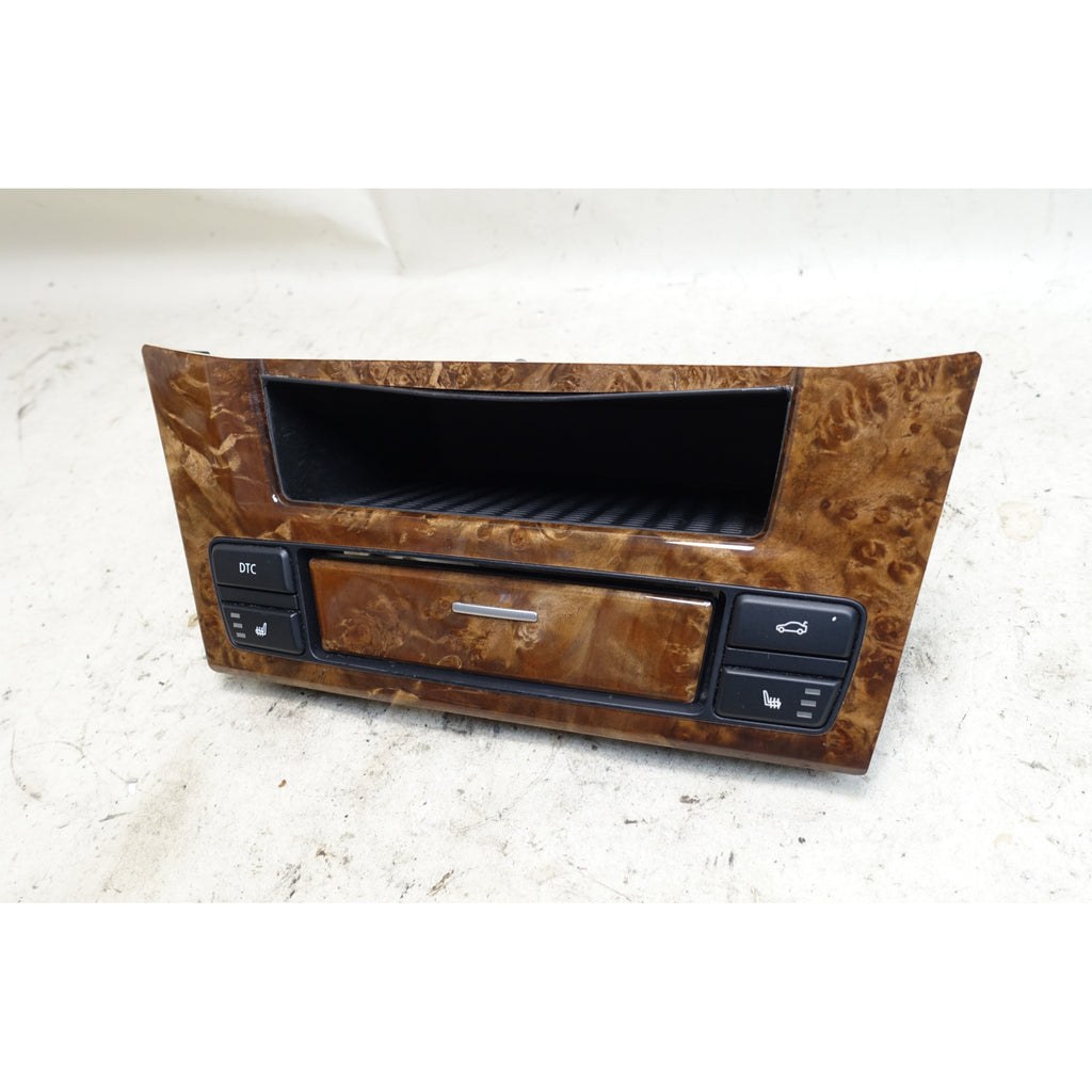 BMW E60 E61 Front Dash Lower MASK Wood Trim Ashtray Light Poplar OEM 2008-2010