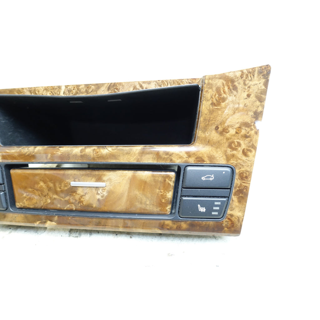 BMW E60 E61 Front Dash Lower MASK Wood Trim Ashtray Light Poplar OEM 2008-2010