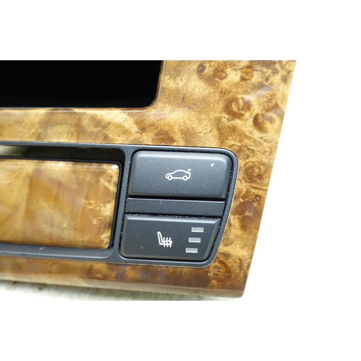 BMW E60 E61 Front Dash Lower MASK Wood Trim Ashtray Light Poplar OEM 2008-2010