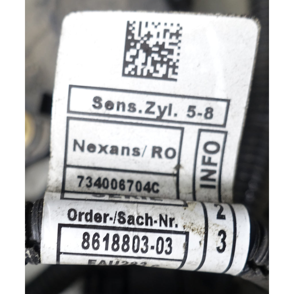 BMW F15 X5 F16 X6 50iX N63N Bank 2 Left Cyl 5-8 Engine Wiring Harness 2014-2015