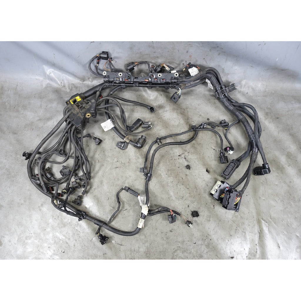 BMW F15 X5 F16 X6 50iX N63N Bank 1 Right Cyl 1-4 Engine Wiring Harness 2014-2015
