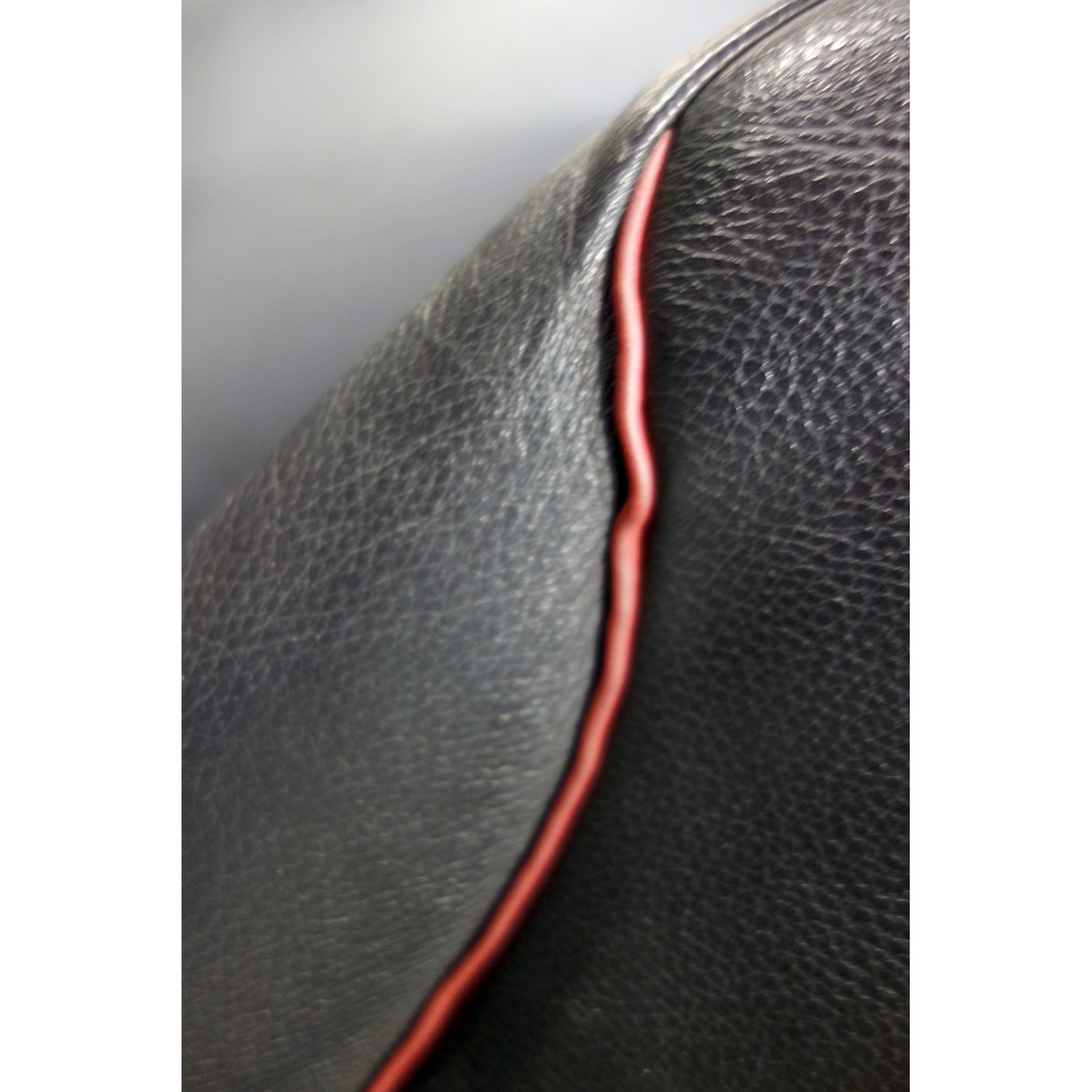 12-15 BMW F30 3-Series F36 Front Sport Seat Pair Black Leather w/ Red Stitch OEM