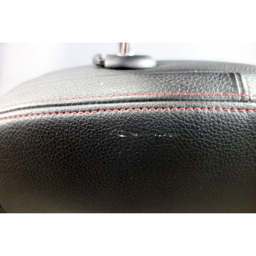 12-15 BMW F30 3-Series F36 Front Sport Seat Pair Black Leather w/ Red Stitch OEM