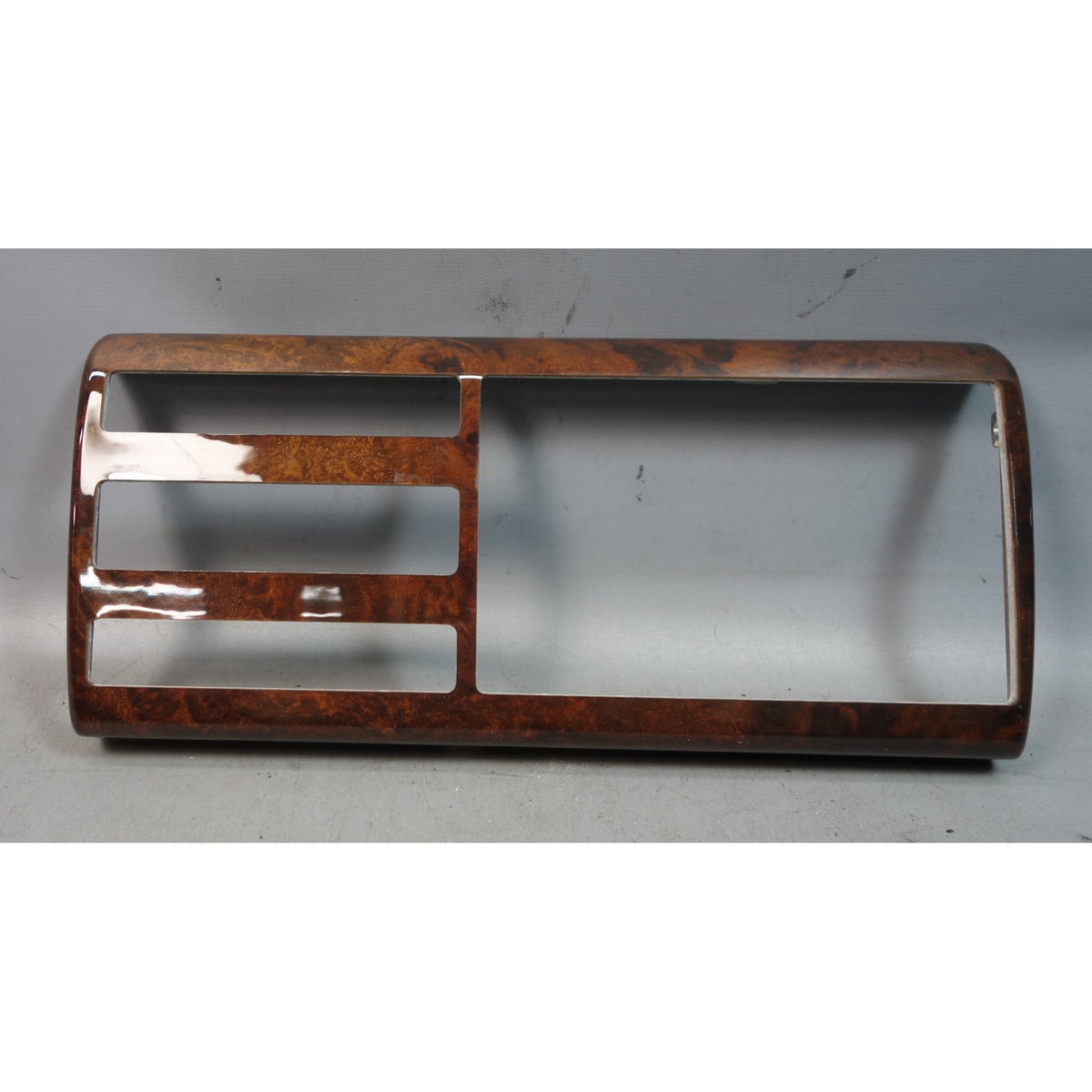 BMW E38 7-Series OBC Navigation Display Screen Wood Trim Walnut Root 1995-2000