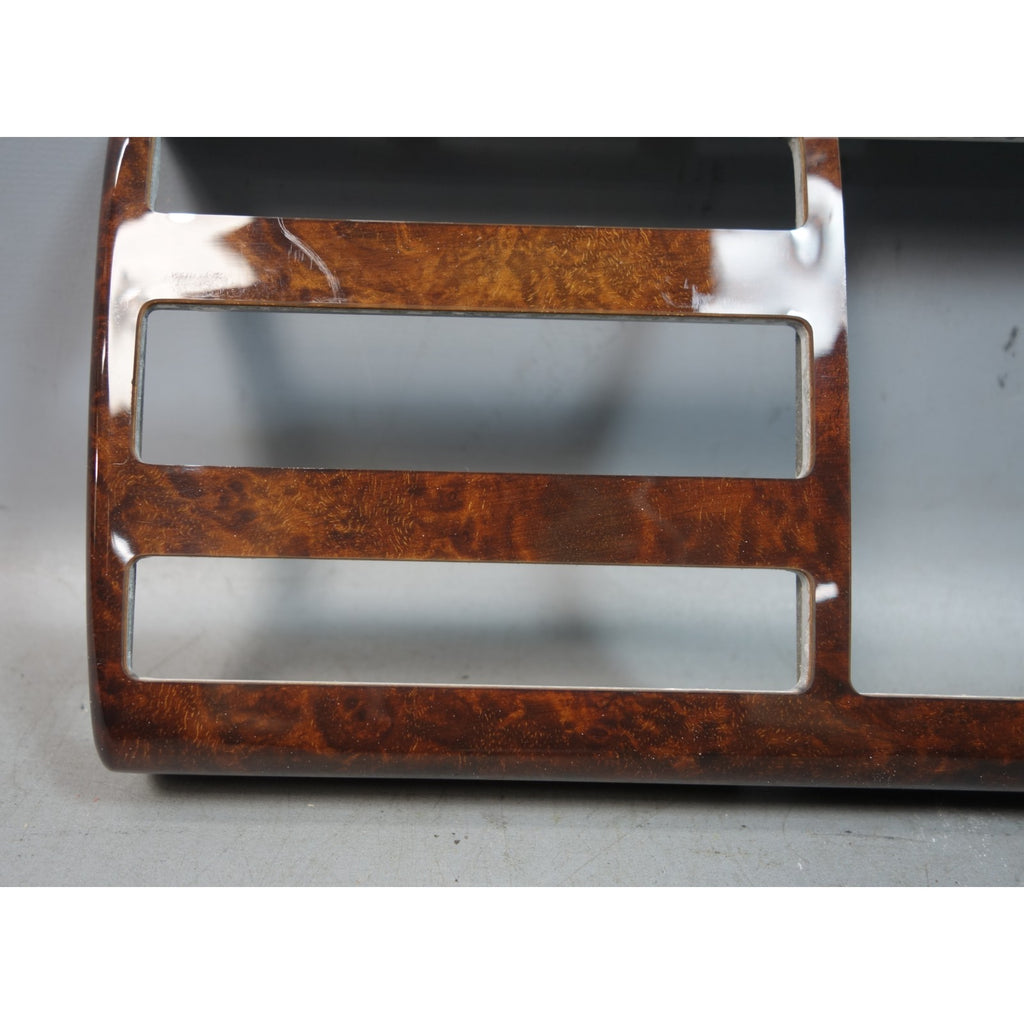BMW E38 7-Series OBC Navigation Display Screen Wood Trim Walnut Root 1995-2000