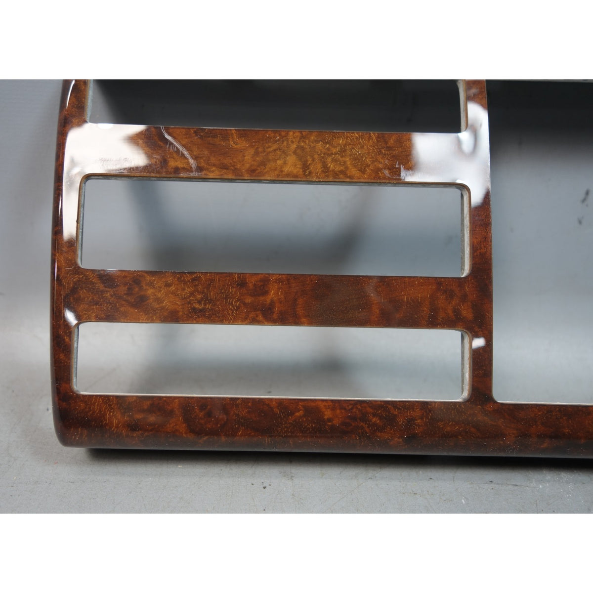 BMW E38 7-Series OBC Navigation Display Screen Wood Trim Walnut Root 1995-2000