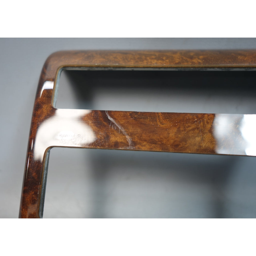BMW E38 7-Series OBC Navigation Display Screen Wood Trim Walnut Root 1995-2000
