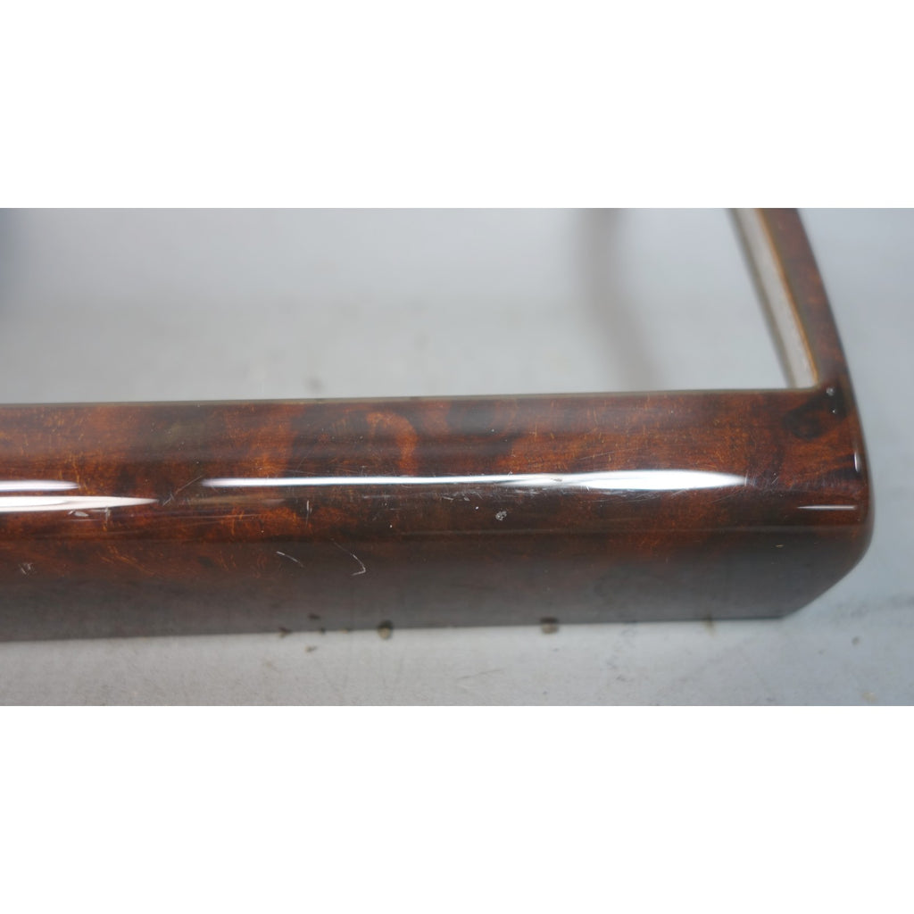 BMW E38 7-Series OBC Navigation Display Screen Wood Trim Walnut Root 1995-2000