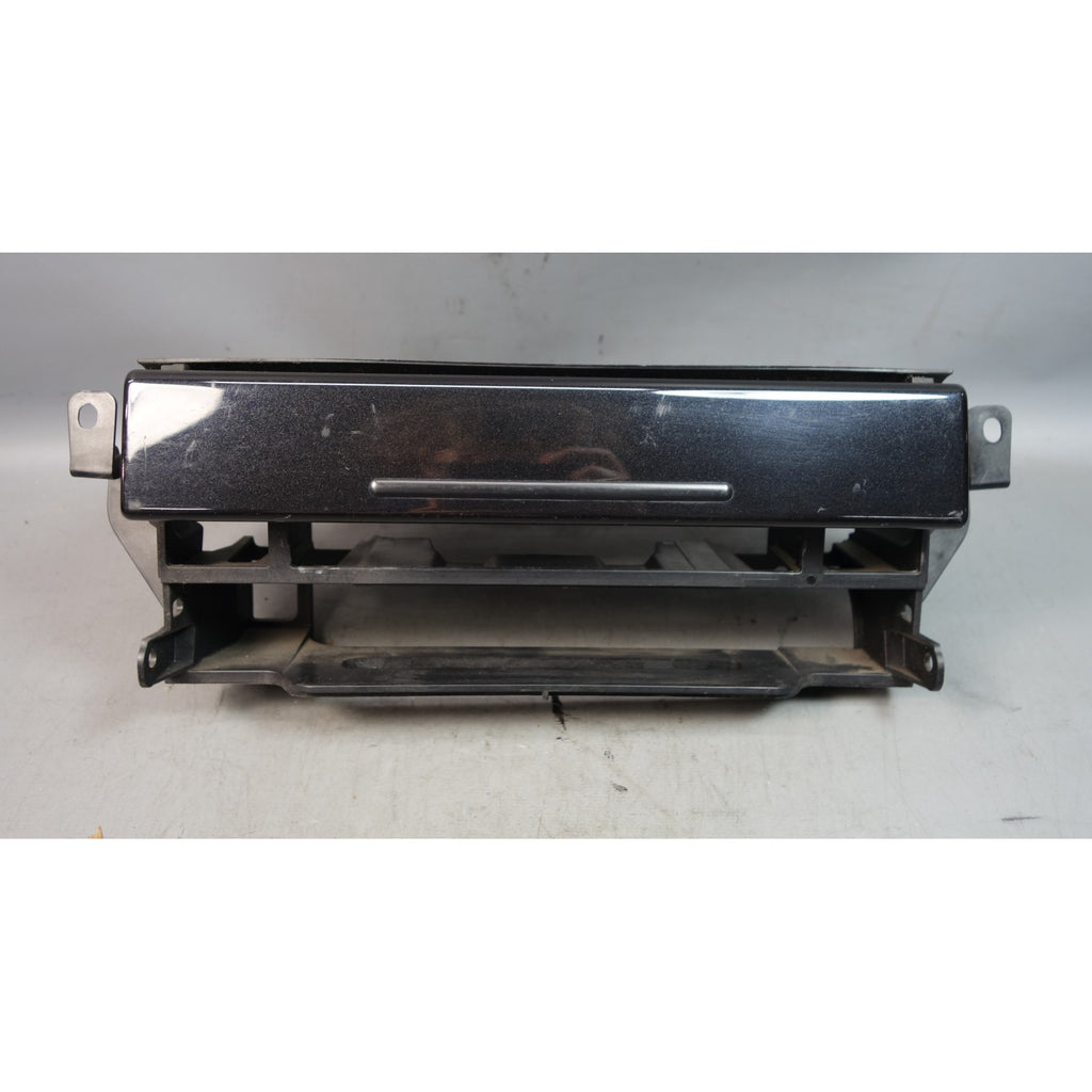 97-03 BMW 5-Series Radio Bracket Carrier w/ Piano Black Wood Trim Cover OEM