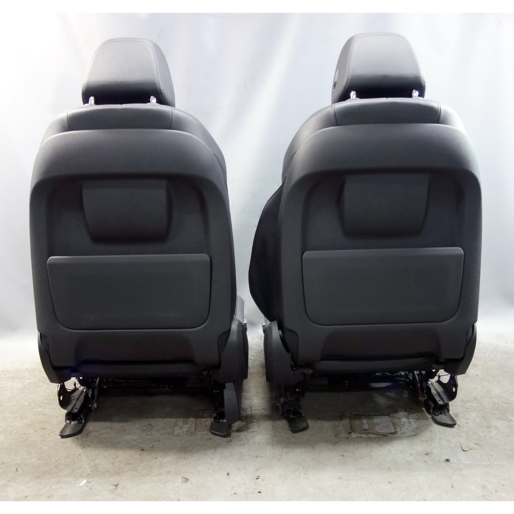 Damaged 17-23 BMW G30 5-Series Front Sport Seat Pair Black Leather Exclusive OEM