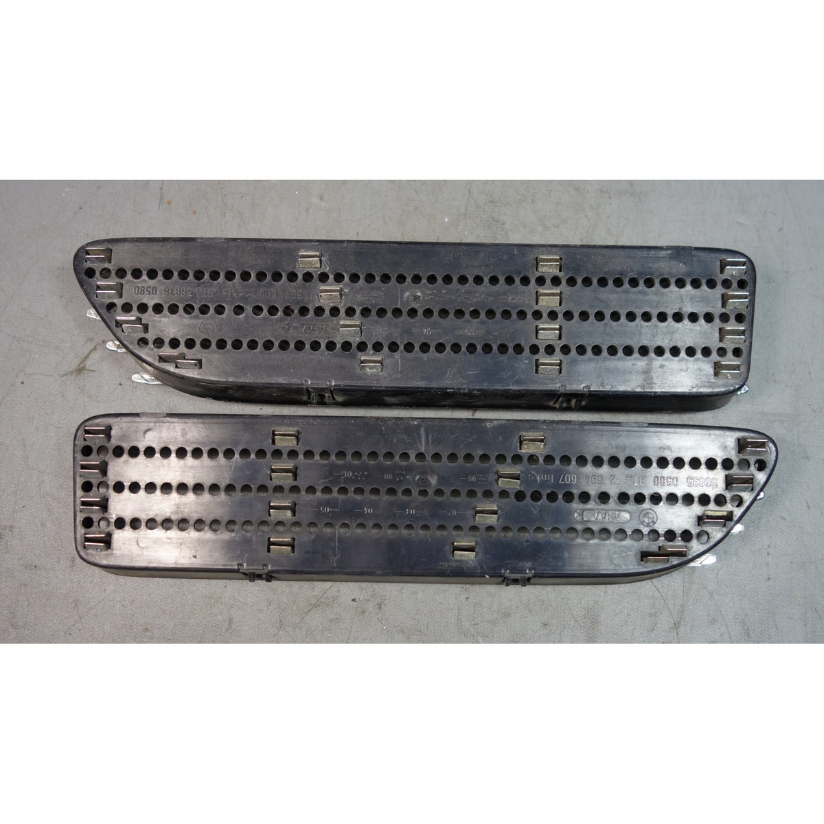 2001-2006 BMW E46 ///M M3 Front Side Fender Cowl Grille Vent Pair Chrome OEM