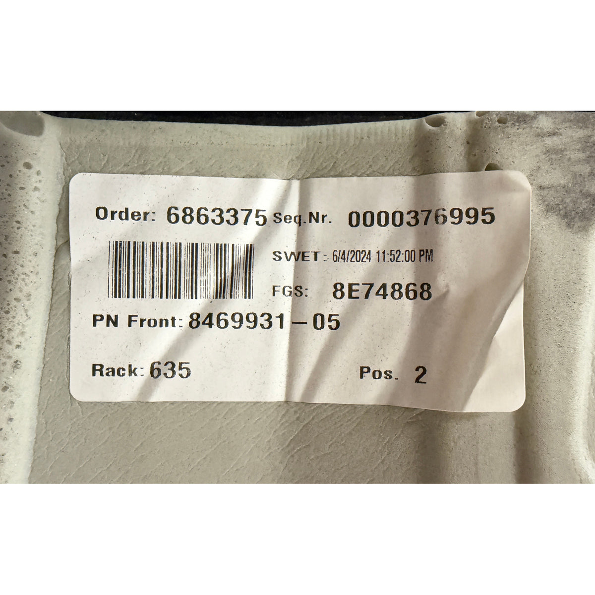BMW G87 M2 Floor Covering Carpet Set Anthracite Black Manual OEM 2023-2026